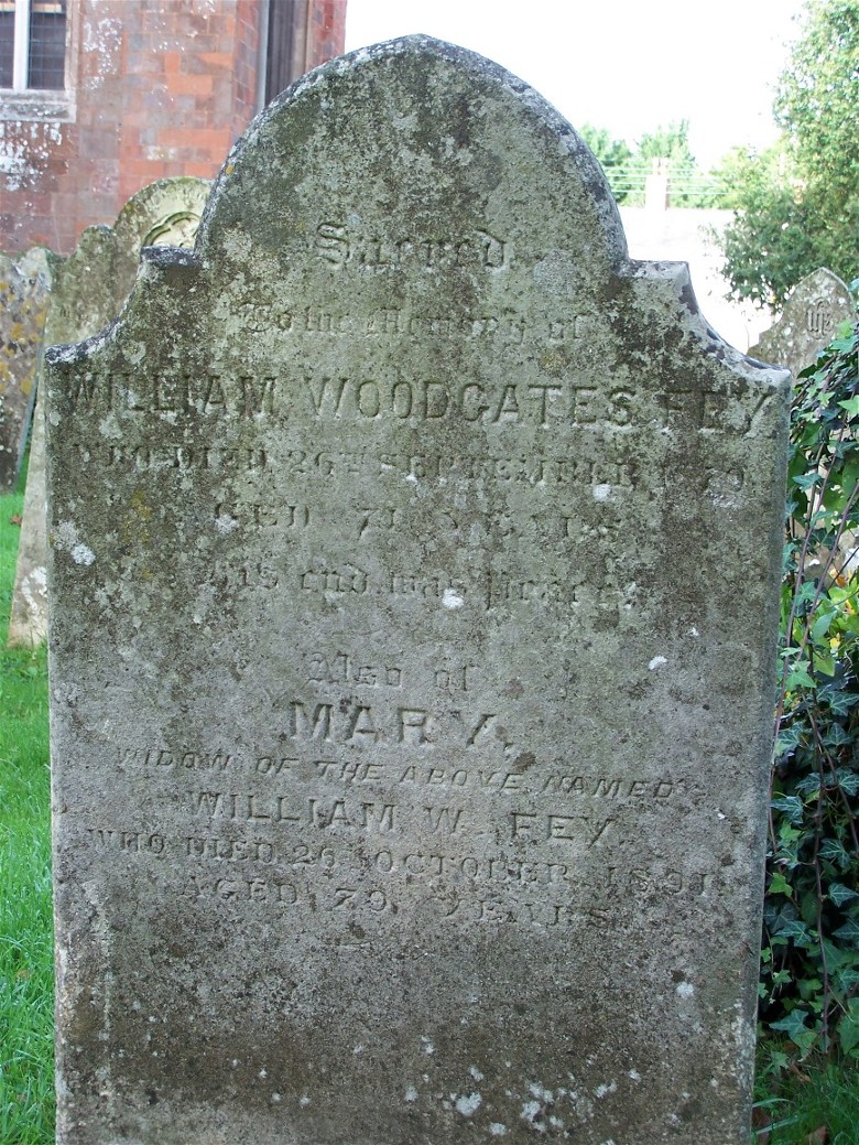 grave of woodgates fey